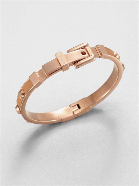 michael kors leather stud bracelet|Michael Kors bracelet outlet.